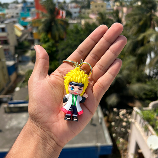 Minato Namikaze Keychain - Strong Material