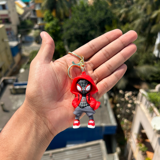 Miles Morales Spider-Man Keychain - Strong Material